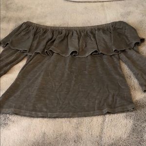 off the shoulder shirt